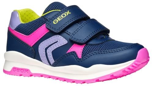 Geox J Pavel Girl A dziewczęce sneakersy, Granatowy, 25 EU