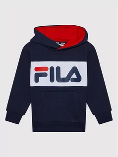 Bluzy dla chłopców - Fila Bluza Ben 688020 Granatowy Regular Fit - grafika 1