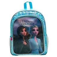 Plecaki - Frozen plecak 2 efekt 5D dziewczęcy srebrny M - miniaturka - grafika 1