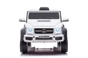 Auto Na Akumulator Mercedes Benz G63  6X6 Biały - Pojazdy elektryczne dla dzieci - miniaturka - grafika 1