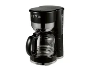 Ekspresy do kawy - SILVERCREST Ekspres przelewowy do kawy retro 1000 W 1973 SKMR 1000 A1 czarny - miniaturka - grafika 1