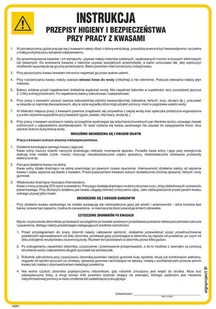 IAD01 INSTRUKCJA - PRZEPISY BHP PRZY PRACY Z KWASAMI, HN - PŁYTA ELASTYCZNA 0,4MM; (245X350MM) - Instrukcje stanowiskowe BHP - miniaturka - grafika 1
