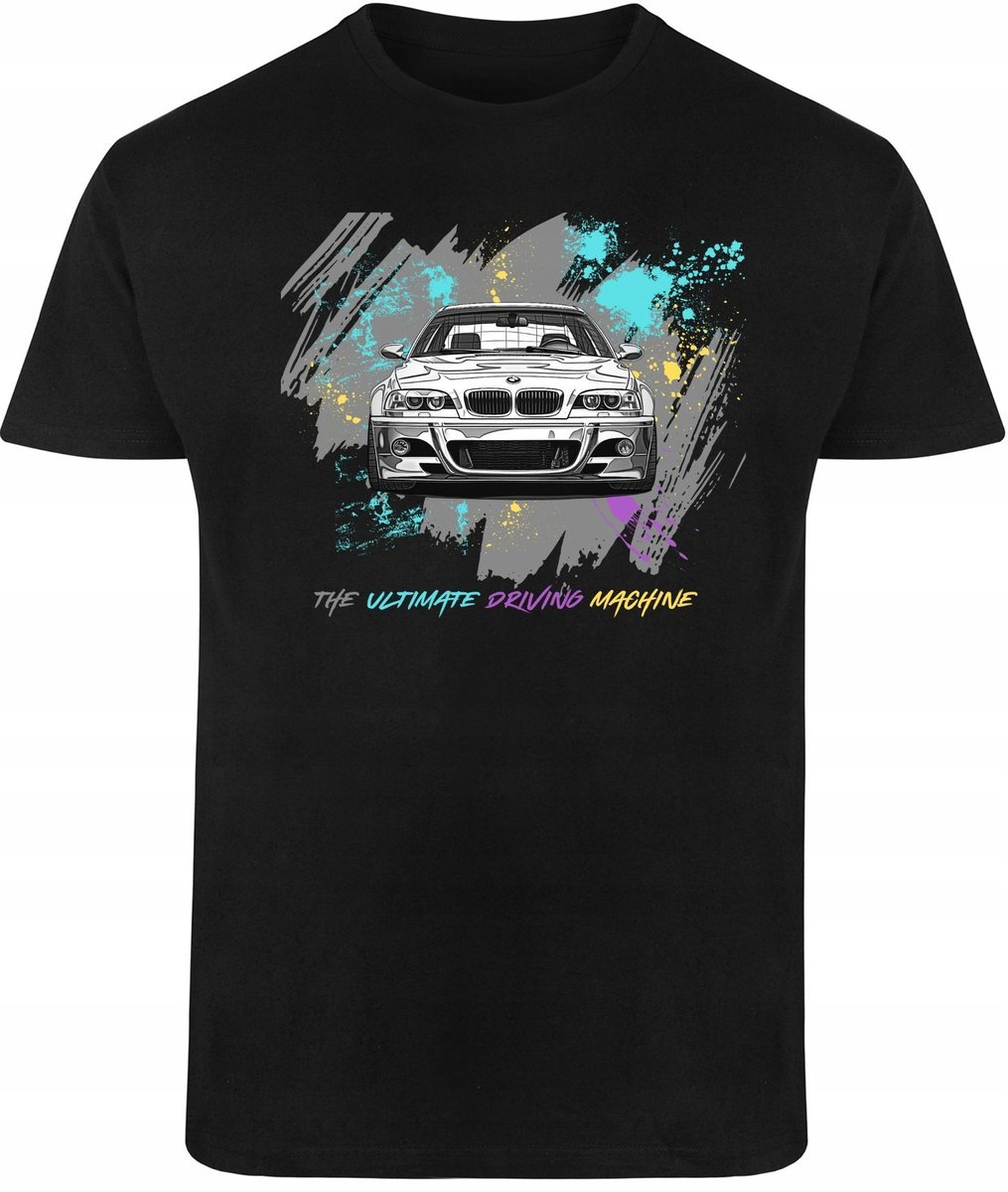 Koszulka BMW e46 M3 prezent dla Fana Mpower T shirt męski E36 R-XL A272