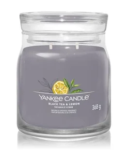 Yankee Candle Black Tea & Lemon Świeca zapachowa 368 g - Świece - miniaturka - grafika 1