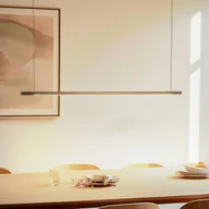 Lampy sufitowe - Quitani Talon lampa wisząca LED brąz eloxal 24W - miniaturka - grafika 1