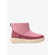 Buty dla dziewczynek - Buty zimowe dla dziewczynek Sorel Explorer III Slip-On WP - miniaturka - grafika 1