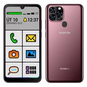 Aligator S6100 Senior 2GB/32GB Dual Sim Bordowy - Telefony komórkowe - miniaturka - grafika 1