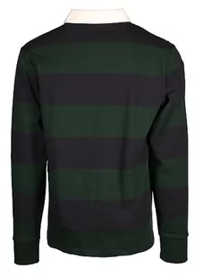 GANT Męski T-Shirt Reg Shield Barstripe Heavy Rugger, Tartan Green, 3XL - Koszulki męskie - miniaturka - grafika 1