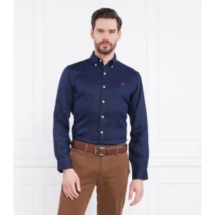 POLO RALPH LAUREN Lniana koszula | Custom fit - Koszule męskie - miniaturka - grafika 1