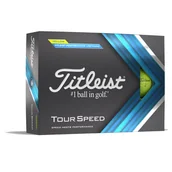 Golf - Titleist Tour Speed yellow 12-pack piłki golfowe - miniaturka - grafika 1