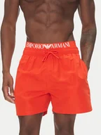 Kąpielówki męskie - Emporio Armani Szorty kąpielowe EM000686 AF12329 U5026 Czerwony Regular Fit - miniaturka - grafika 1