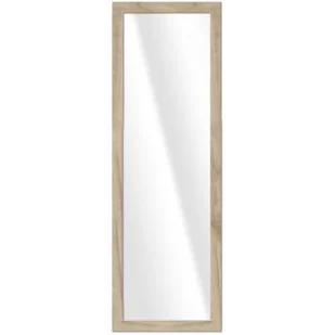 Styler Lahti lustro prostokątne 127x47 cm rama jasne drewno mat LU-12278 - Lustra - miniaturka - grafika 1