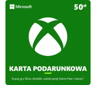 Kody i doładowania cyfrowe - Karta podarunkowa Xbox 50 zł [kod aktywacyjny] Obecnie dostępne tylko w sklepach stacjonarnych RTV EURO AGD - miniaturka - grafika 1