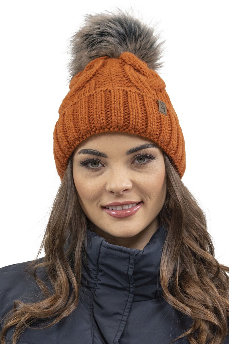 Vivisence 7014 Pomarańczowy Uni Nakrycie Głowy Czapka