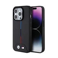 Etui i futerały do telefonów - BMW Quilted Tricolor MagSafe - Etui iPhone 15 Pro Max (czarny) - miniaturka - grafika 1