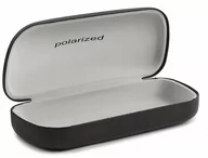 Akcesoria do okularów - Polarzone, Twarde etui futerał na okulary, Czarny - miniaturka - grafika 1