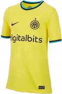 Bluzki damskie - Koszulka Nike Milano Dri-Fit damska kolor żółta krótki rękaw r.M - miniaturka - grafika 1