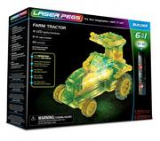 Klocki - Laser Pegs 6 In 1 Farm Tractor 61011 ZAB011803 - miniaturka - grafika 1