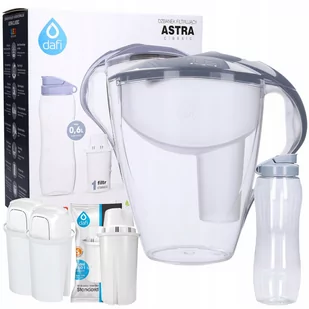 Dzbanek DAFI Astra LED 3l + 2x FILTR AF + BIDON - Dzbanki filtrujące - miniaturka - grafika 1