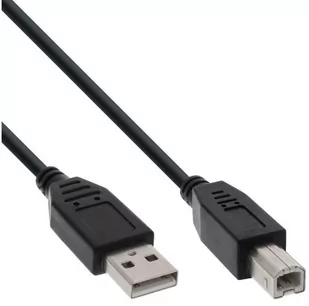InLine Kabel USB USB-B 0.5m Czarny 34550X - Kable USB - miniaturka - grafika 1