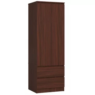 FABRYKA MEBLI AKORD SZAFA STAR K60 2 DRZWI 2 SZUFLADY WENGE SP0PSYSVEN001 - Szafy - miniaturka - grafika 1