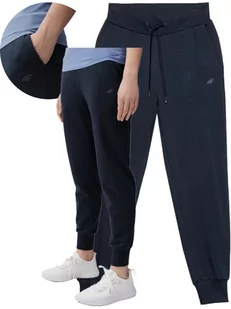 SPODNIE DRESOWE 4F JOGGERY TRENINGOWE Spodnie damskie 4F granat - Spodnie damskie - miniaturka - grafika 1