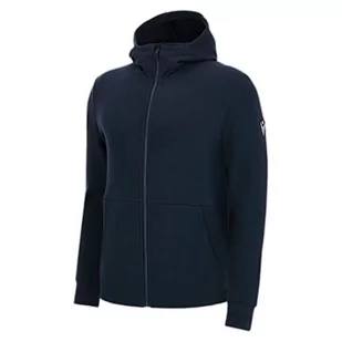 Macron Męska bluza z kapturem Athleisure Fcc Fargo z zamkiem na całej długości, ciemnoniebieska bluza męska, XL, NIEBIESKI, XL - Bluzy męskie - miniaturka - grafika 1