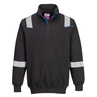 PORTWEST FR710 BLUZA TRUDNOPALNA I ANTYSTATYCZNA WX3; CZARNY - Odzież robocza - miniaturka - grafika 1