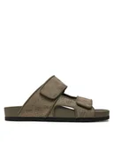 Klapki i japonki męskie - Guess Klapki Igea II Jqd 4g FMGIGJ FAL03 Khaki - miniaturka - grafika 1