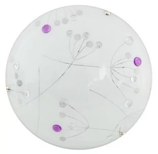 Candellux Lampa Floral Plafon Fioletowy 1 x 10W) (13-39590) - Lampy sufitowe - miniaturka - grafika 1