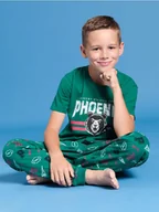 Piżamy chłopięce - Sinsay - Piżama dwuczęściowa - zielony - miniaturka - grafika 1