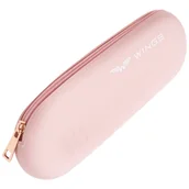 Walizki - Silikonowe etui podróżne na pędzle PINK - miniaturka - grafika 1