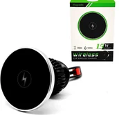 Ładowarki samochodowe - Ładowarka Vega ECOBOX UCHWYT MAGNETYCZNY DO TELEFONU 15W BEZPRZEWODOWA ŁADOWARKA SAMOCHODOWA> - miniaturka - grafika 1