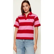 Koszulki i topy damskie - Karl Lagerfeld Polo ikon patch Regular Fit - miniaturka - grafika 1