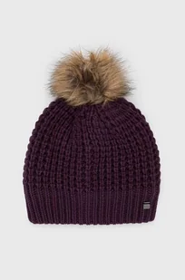 Helly Hansen czapka kolor fioletowy z grubej dzianiny - Czapki damskie - miniaturka - grafika 1