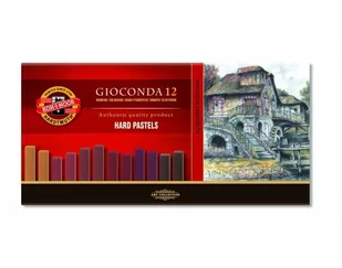 Koh-I-Noor Pastele twarde Gioconda 8122 Odcienie brązu - Kredki, ołówki, pastele i pisaki - miniaturka - grafika 2