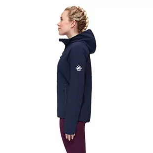 Mammut Damska kurtka softshell 1011 Ultimate Comfort, granatowa, regular, morski, S - Kurtki damskie - miniaturka - grafika 1