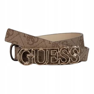Guess Pasek Damski Victoria Not Adt Pant Belt Brązowy R.M - Paski - miniaturka - grafika 1