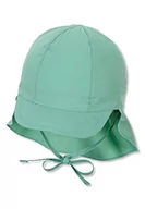 Czapki damskie - Sterntaler Unisex dziecięca czapka z daszkiem z ochroną karku czapka dziecięca, średni zielony, 43 - miniaturka - grafika 1