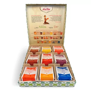 Yogi Tea SELECTION BOX Nowy Zestaw herbat w pudełku, 45 torebek (9x5 torebek) - Herbata - miniaturka - grafika 1