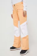 Spodnie sportowe damskie - Roxy spodnie Woodrose x Chloe Kim kolor pomarańczowy - miniaturka - grafika 1