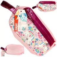 Piórniki - KAYET Piórnik Saszetka z uchwytem różowy UNICORN JEDNOROŻEC - miniaturka - grafika 1