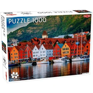 Tactic Puzzle 1000 Bergen Harbour Nowa - Puzzle - miniaturka - grafika 1