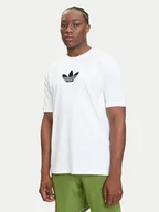 Koszulki męskie - adidas T-Shirt adicolor 2000s Cali JX1515 Biały Loose Fit - miniaturka - grafika 1