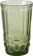 Szklanki - Boltze Ozdobna szklanka z zielonego szkła, AURORA, 300 ml - miniaturka - grafika 1