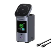 Urządzenia Rozruchowe - Jump startery - Ładowarka indukcyjna 2w1 / Powerbank Ugreen Nexode 20000mAh, 145W, Qi2, 2x USB-C, USB UGREEN - miniaturka - grafika 1