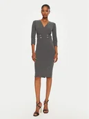 Sukienki - Rinascimento Sukienka koktajlowa CFC0119920003 Szary Regular Fit - miniaturka - grafika 1