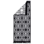 Dywany - Dywan Kilim Soft 60 x 130 cm geometria czarno-biały - miniaturka - grafika 1