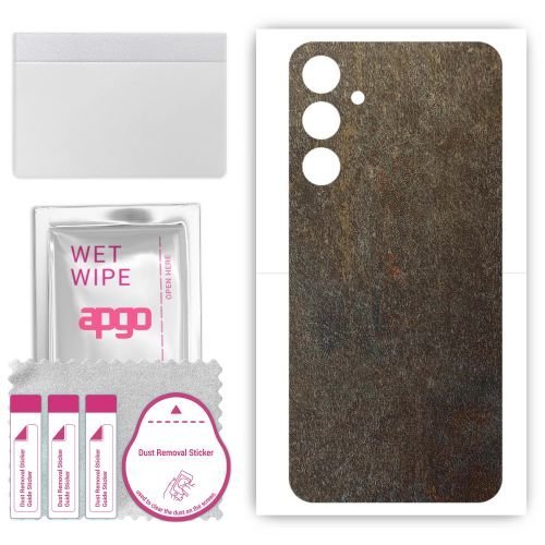 folia naklejka skórka strukturalna na TYŁ do Samsung Galaxy A25 - Kamień Księżycowy - apgo SKINS