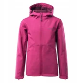 Kurtki damskie - Dziecięca Kurtka Softshell Savro Hi-Tec 152 - miniaturka - grafika 1